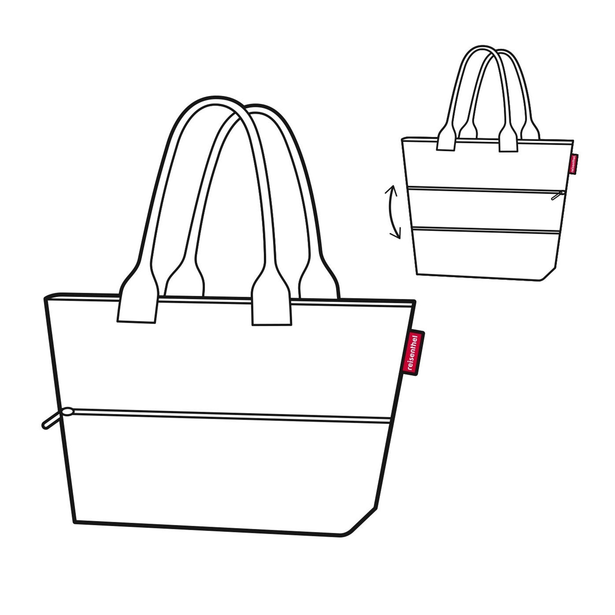 reisenthel - shopper e1 -  dots white