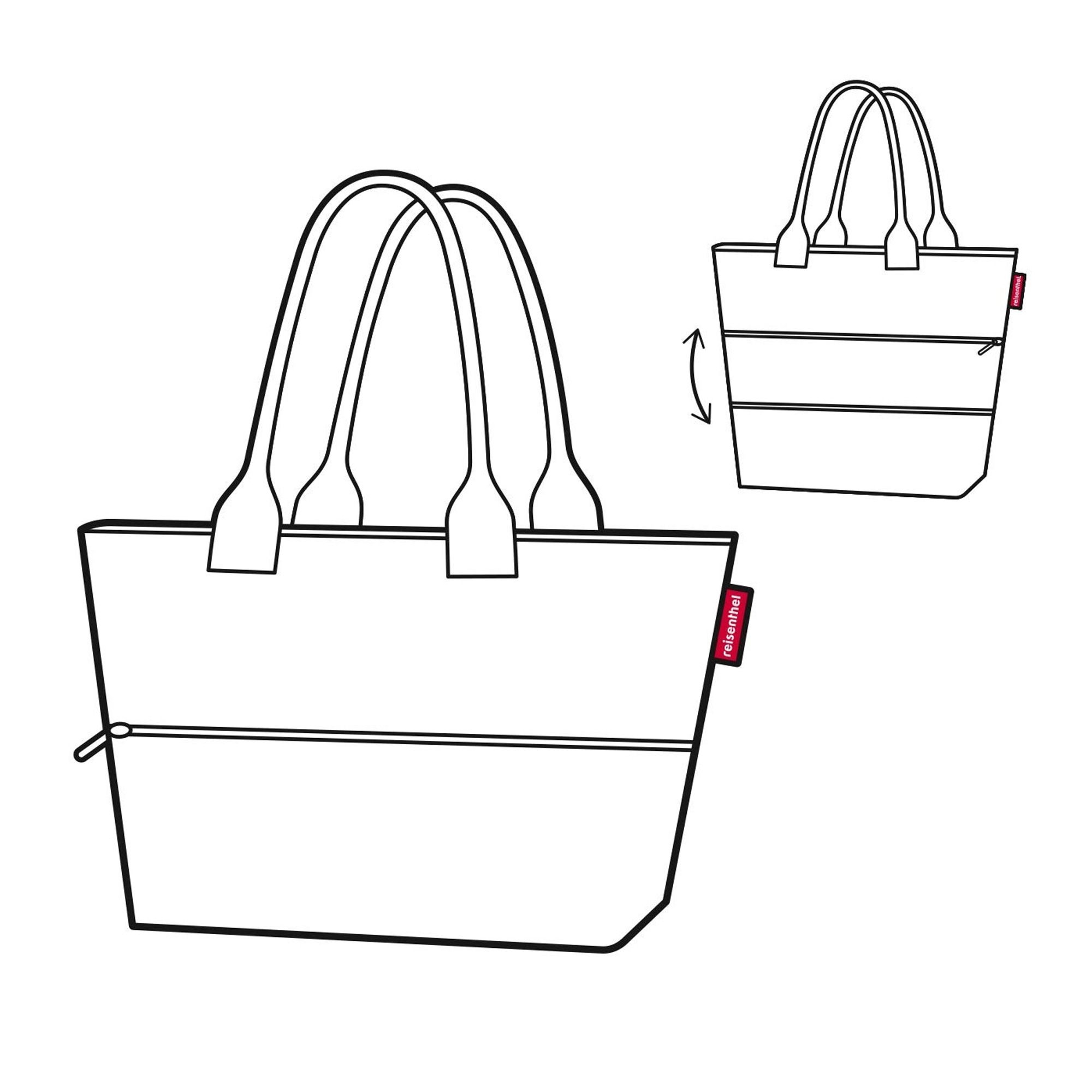 reisenthel - shopper e1 - daisy blue