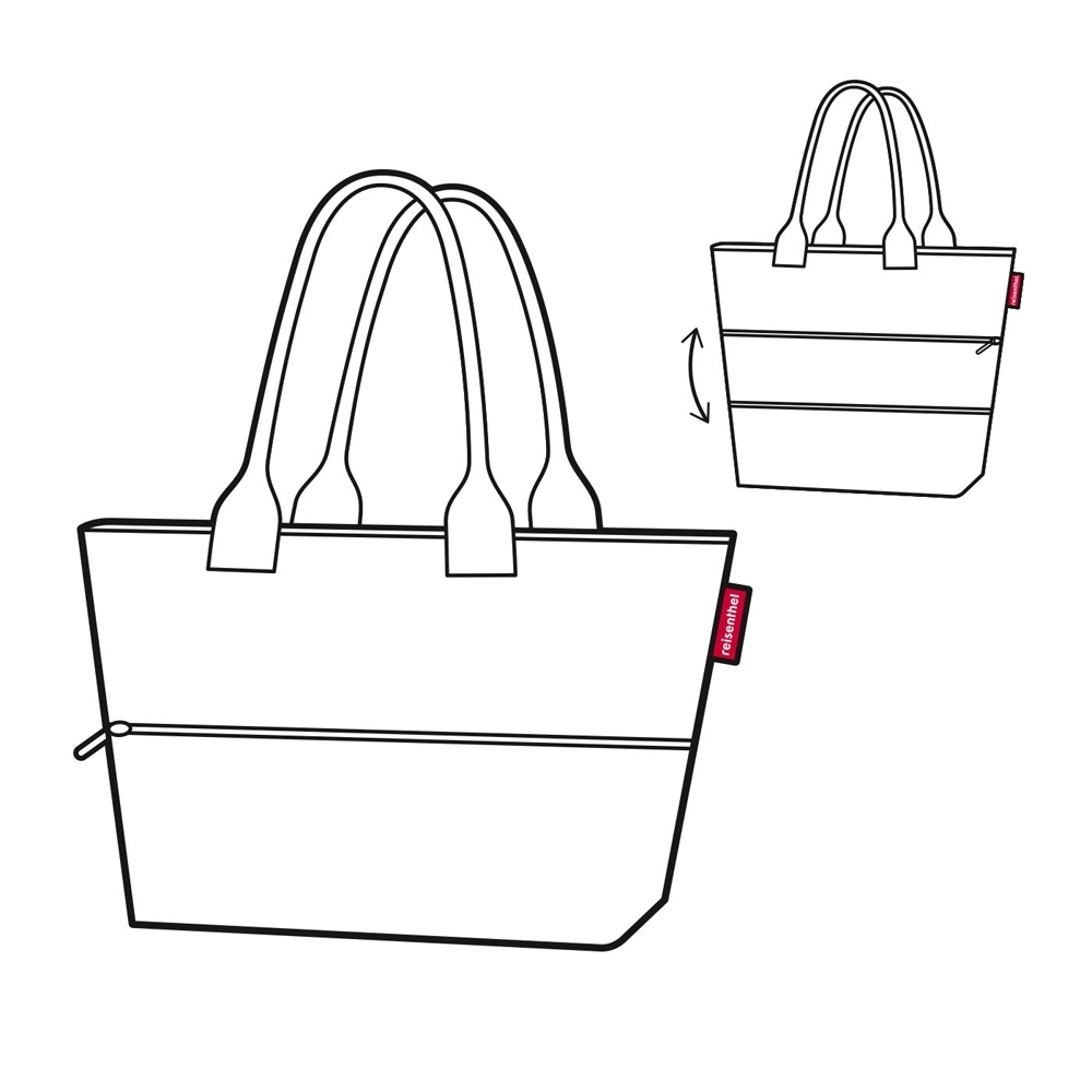 reisenthel - shopper e1 - glencheck red