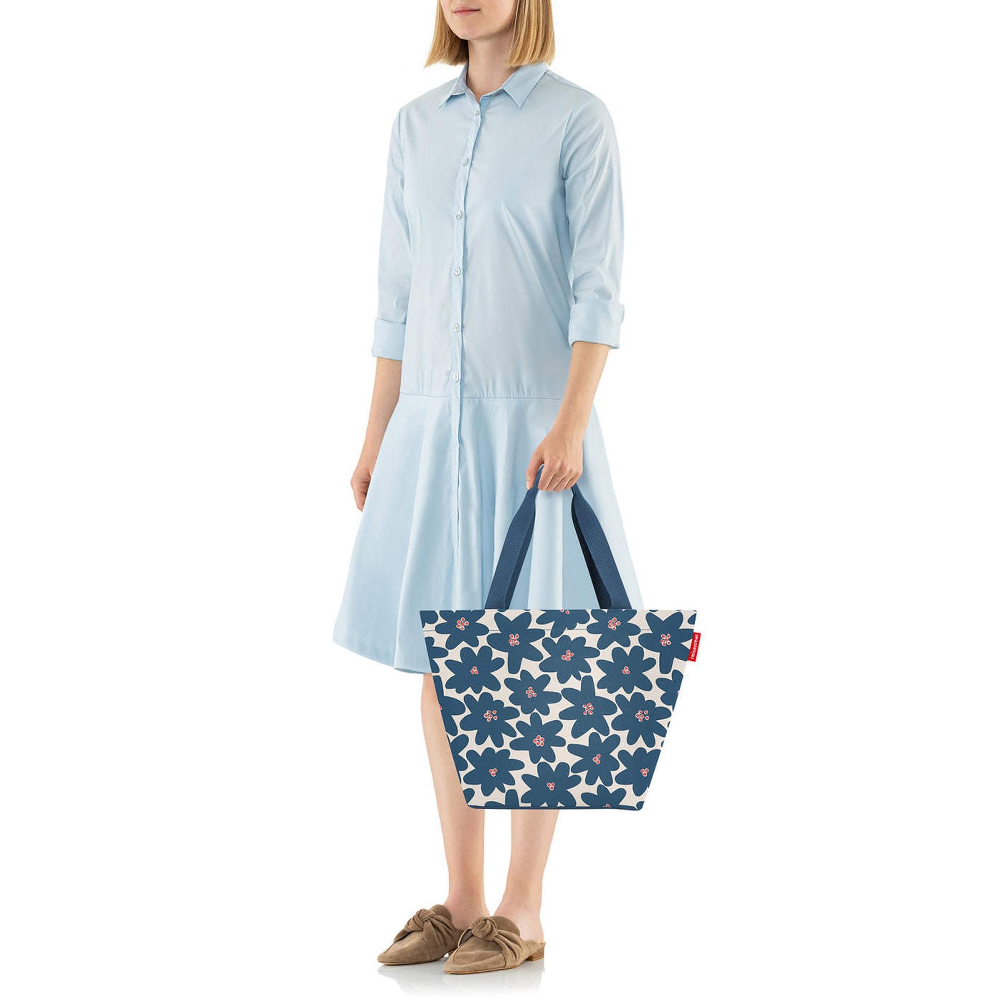 reisenthel - shopper M - daisy blue