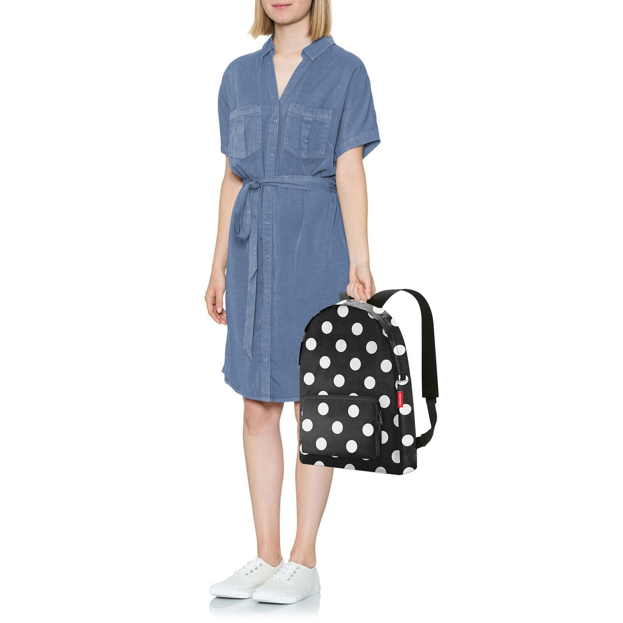 reisenthel - mini maxi rucksack - dots white