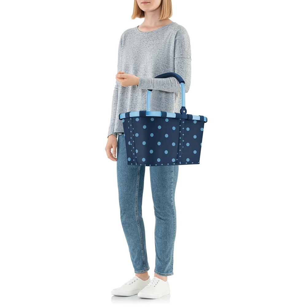 reisenthel - carrybag - frame mixed dots blue