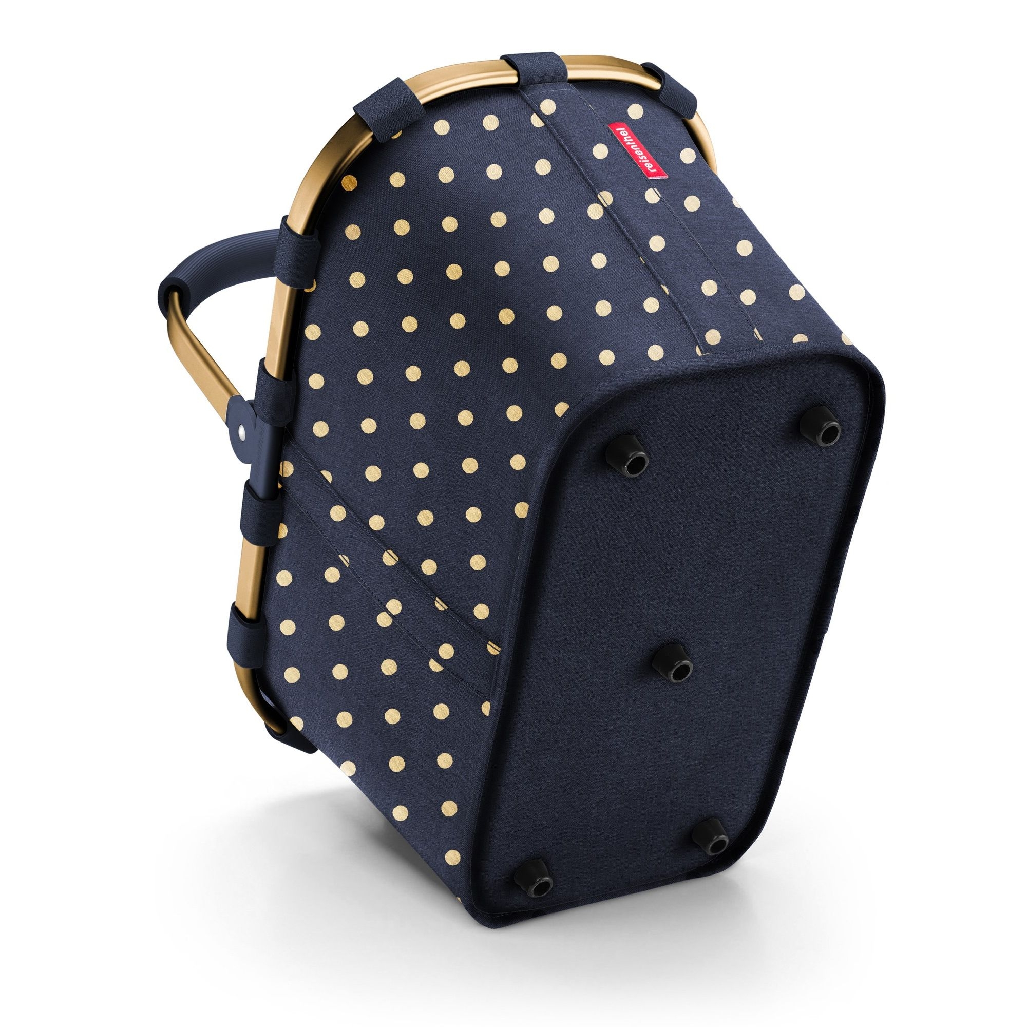 reisenthel - carrybag -  frame metallic dots blue