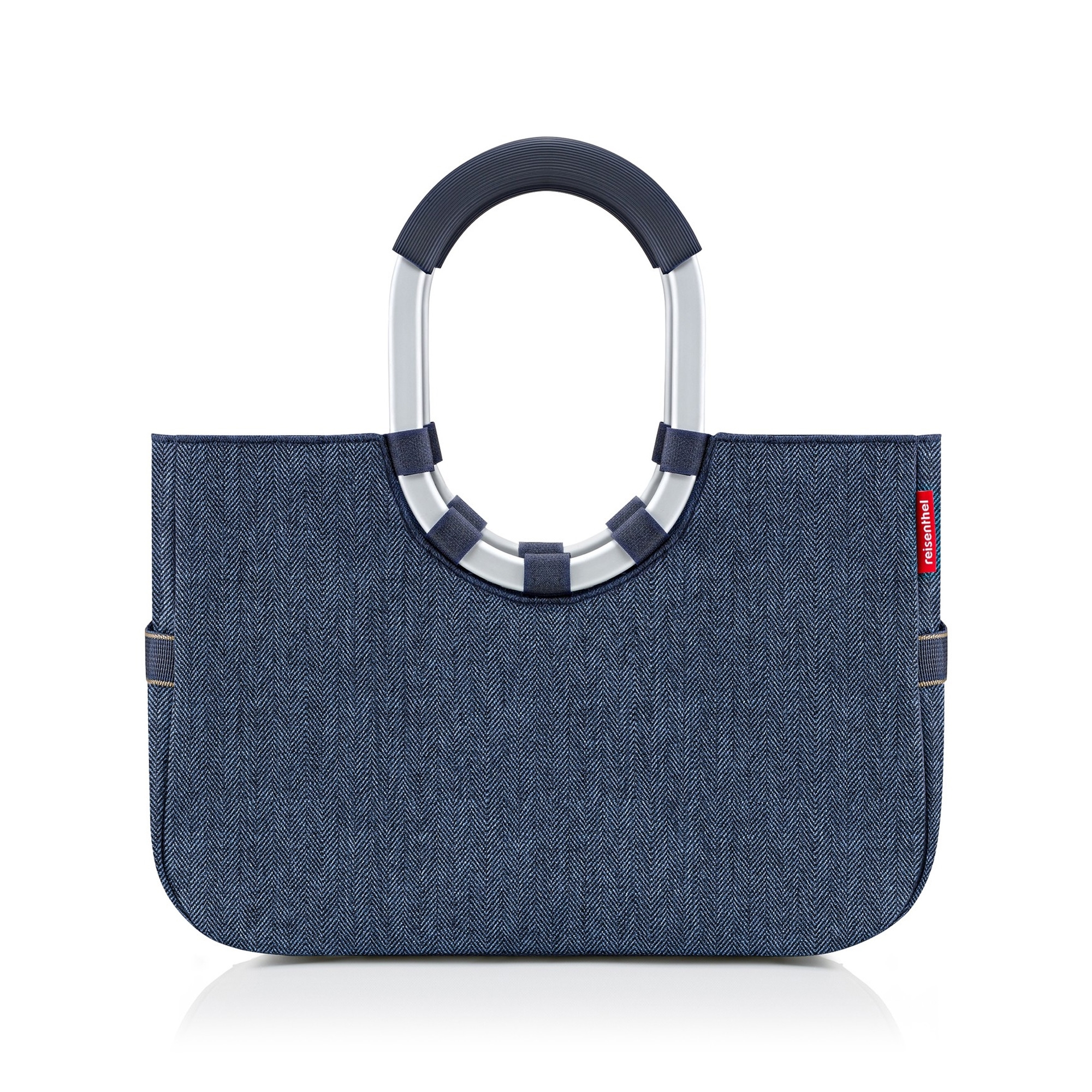 reisenthel - loopshopper M - herringbone dark blue