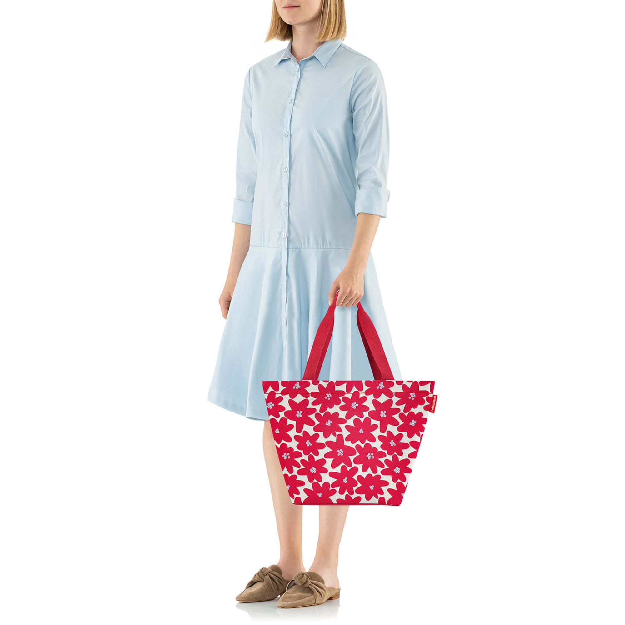 reisenthel - shopper M - daisy red