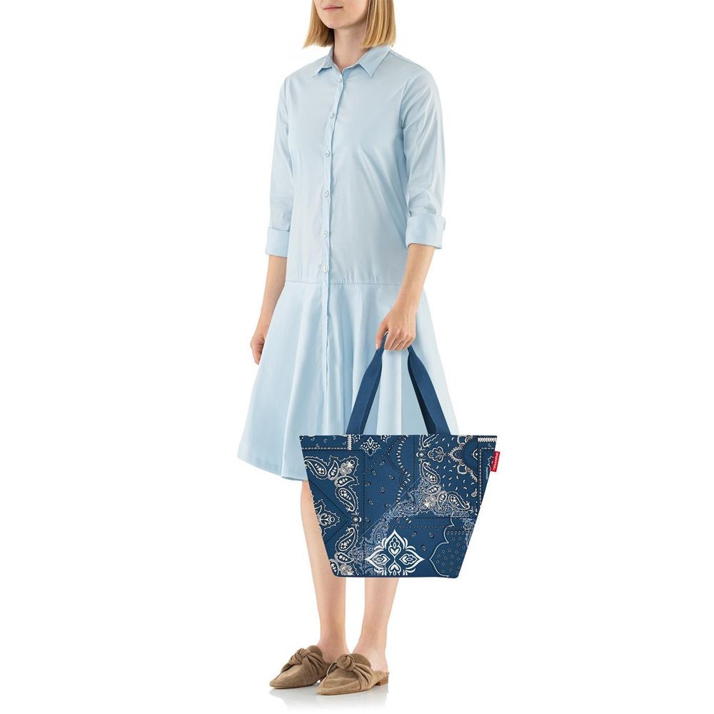 reisenthel - shopper M - bandana blue