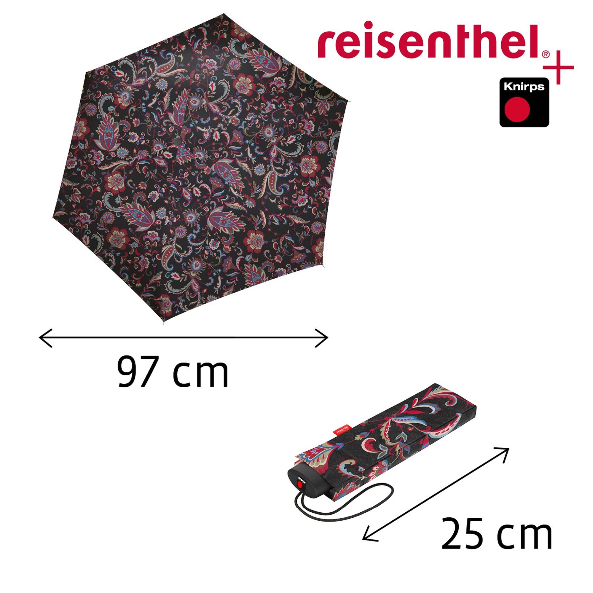 reisenthel - umbrella pocket mini - paisley black