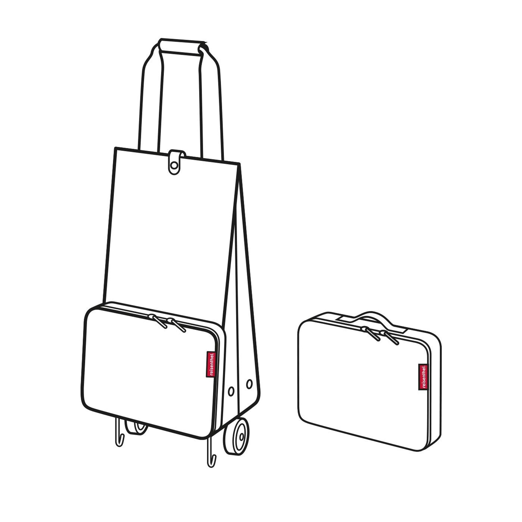 reisenthel - foldabletrolley - dots white