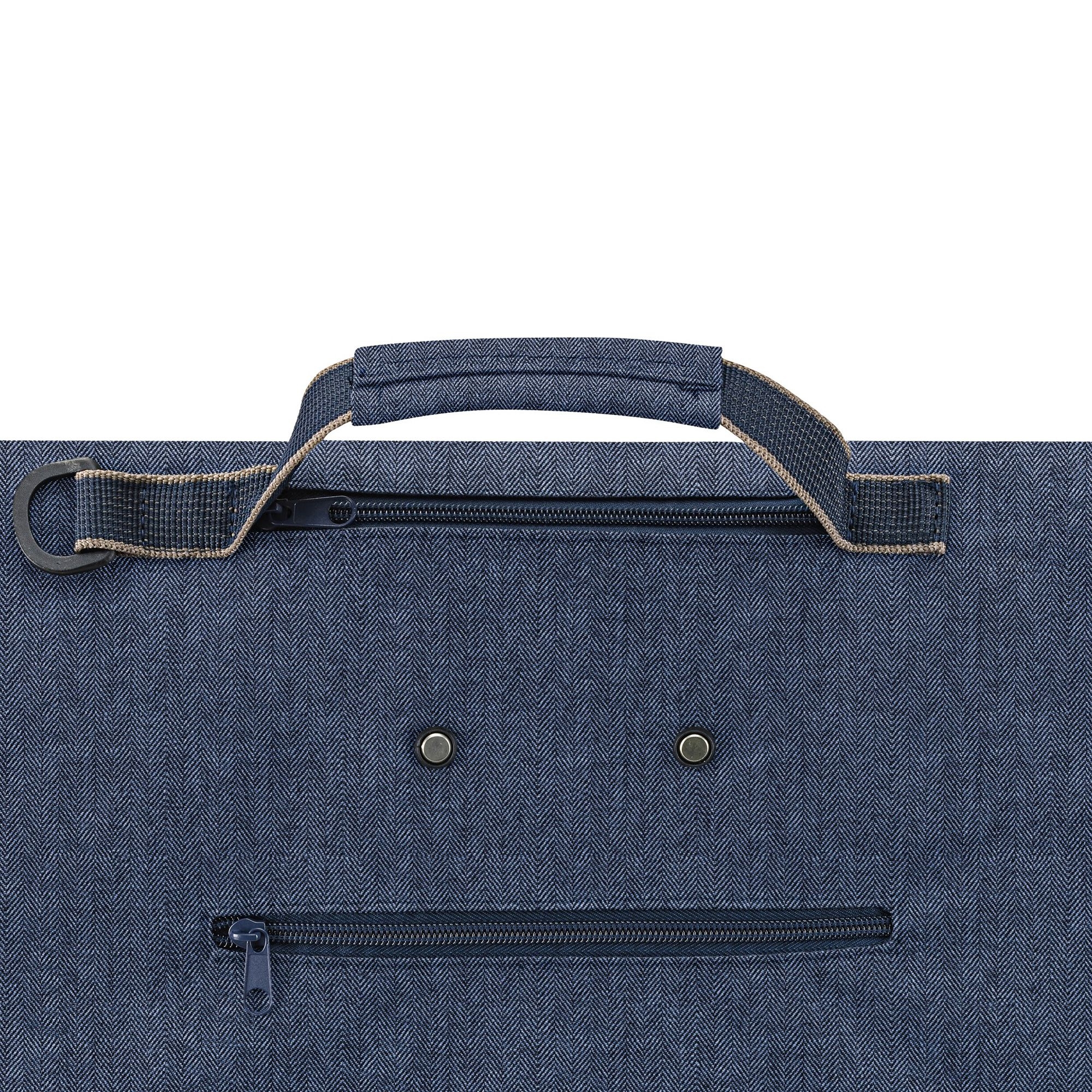 reisenthel - trolley M - herringbone dark blue