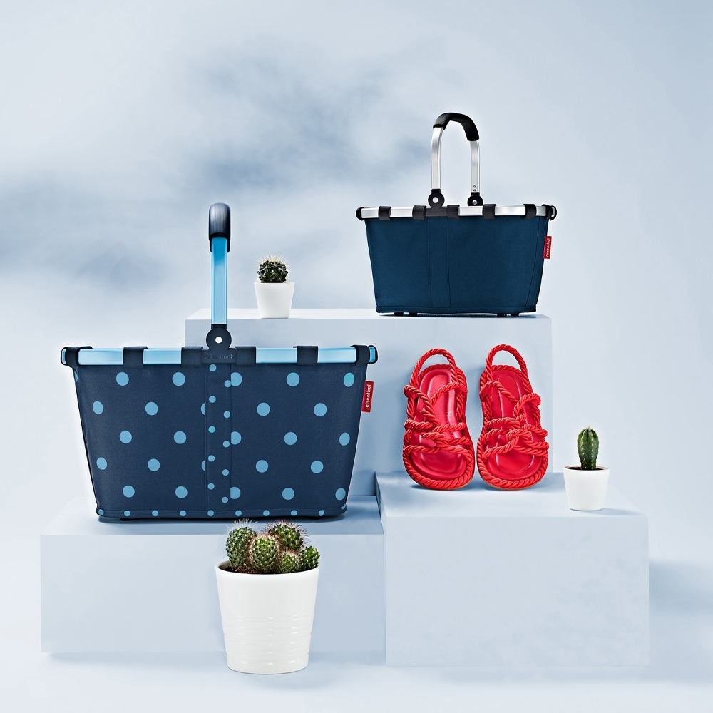 reisenthel - carrybag - frame mixed dots blue