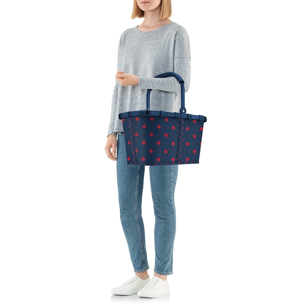 reisenthel - carrybag - frame mixed dots red