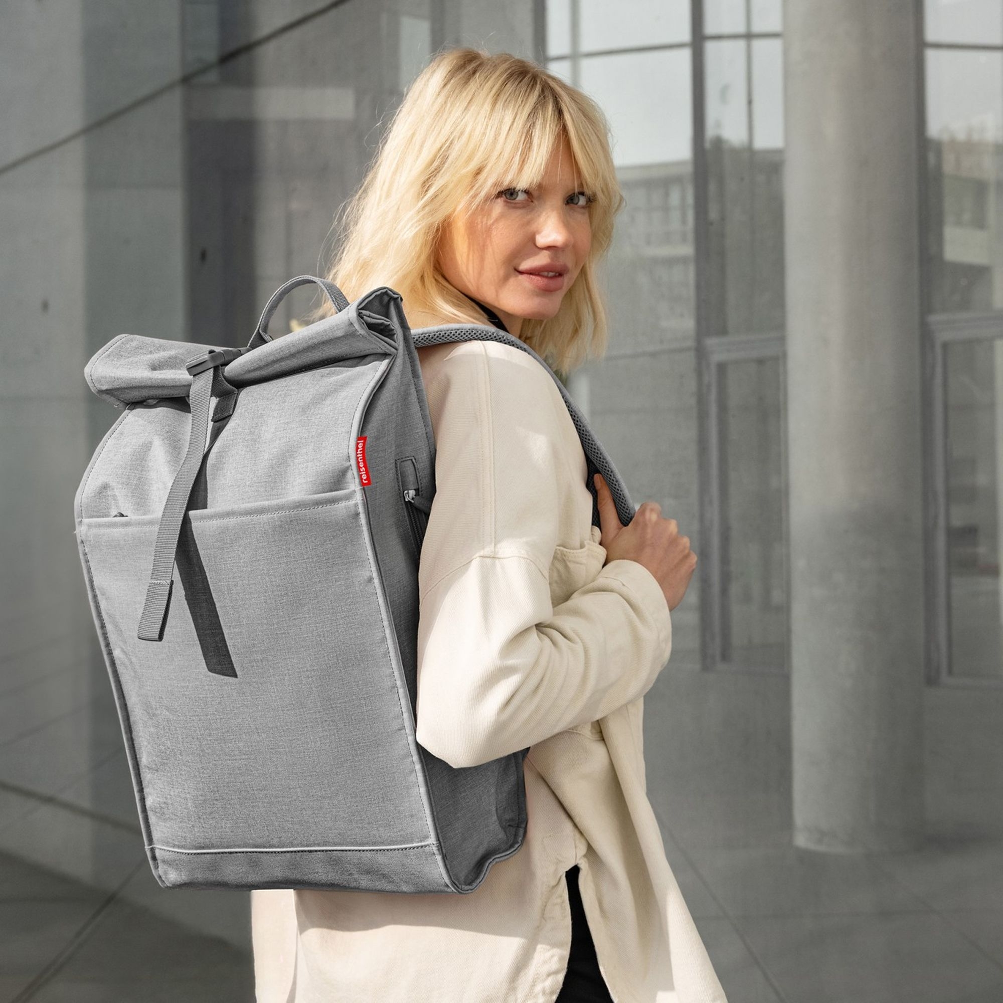 reisenthel - urban rolltop -  twist silver