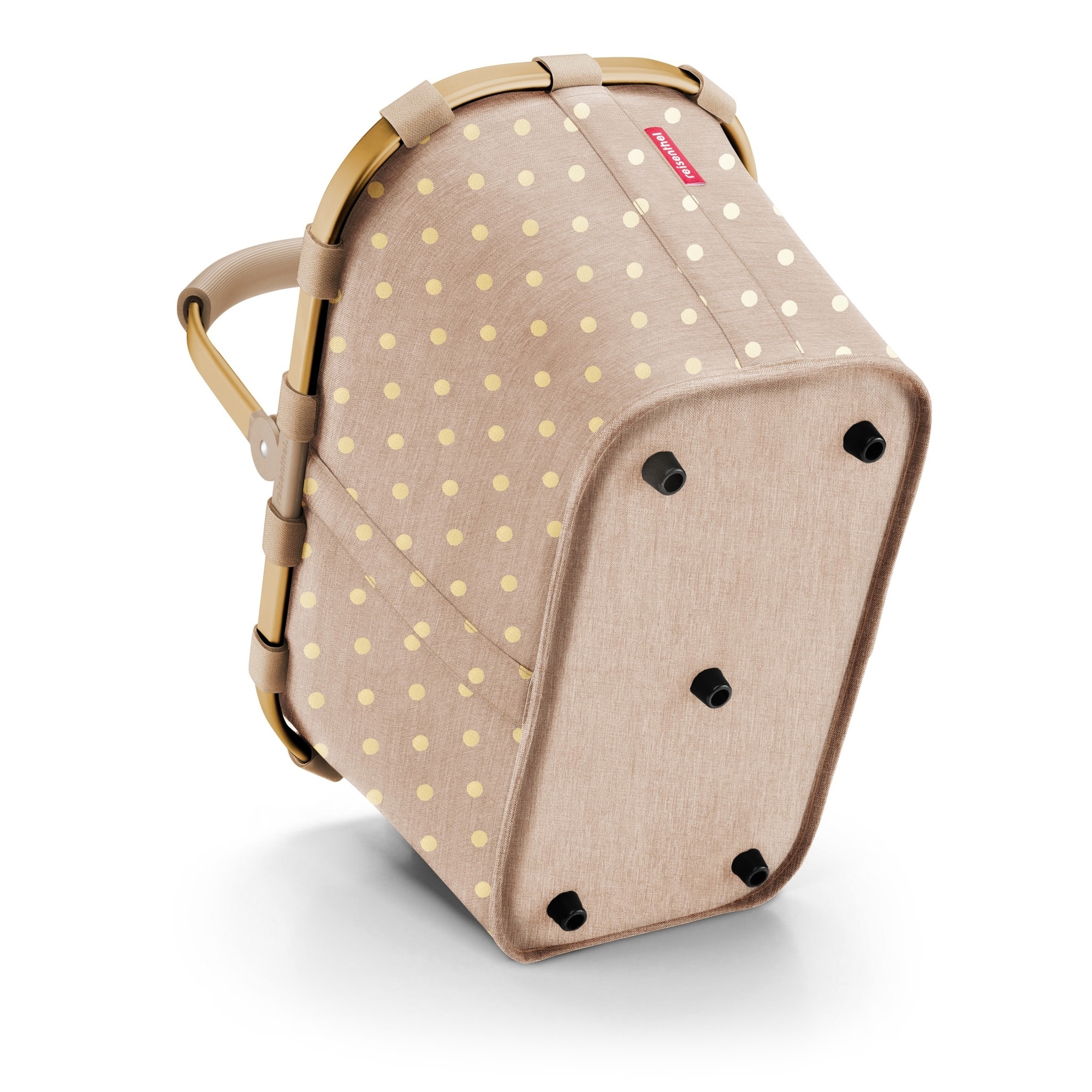 reisenthel - carrybag - frame metallic dots coffee