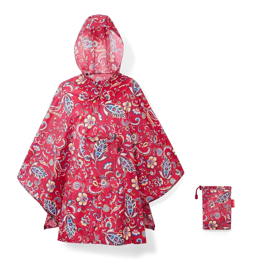 reisenthel - mini maxi poncho - paisley ruby